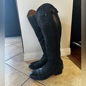 Ariat Contour II Field Zip Black Leather Tall Riding Boot